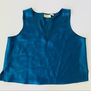 Victoria’s Secret | Vintage Satin Tank Shell V-neck GUC M